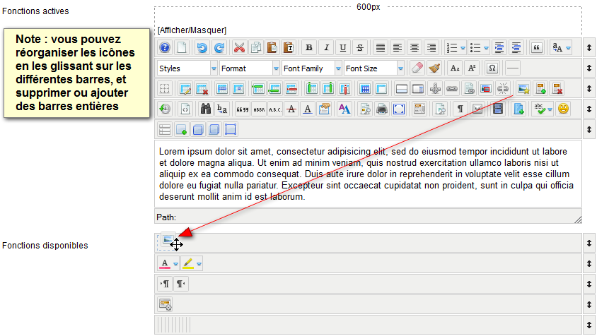 jce gestion-profils barre-outils