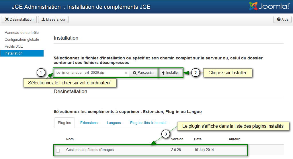 jce installation-image-etendu