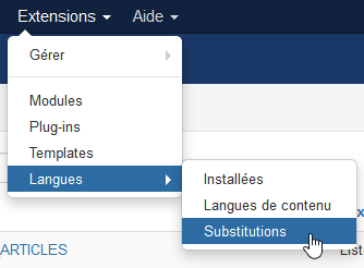 Fonction de substitution de valeur de traduction